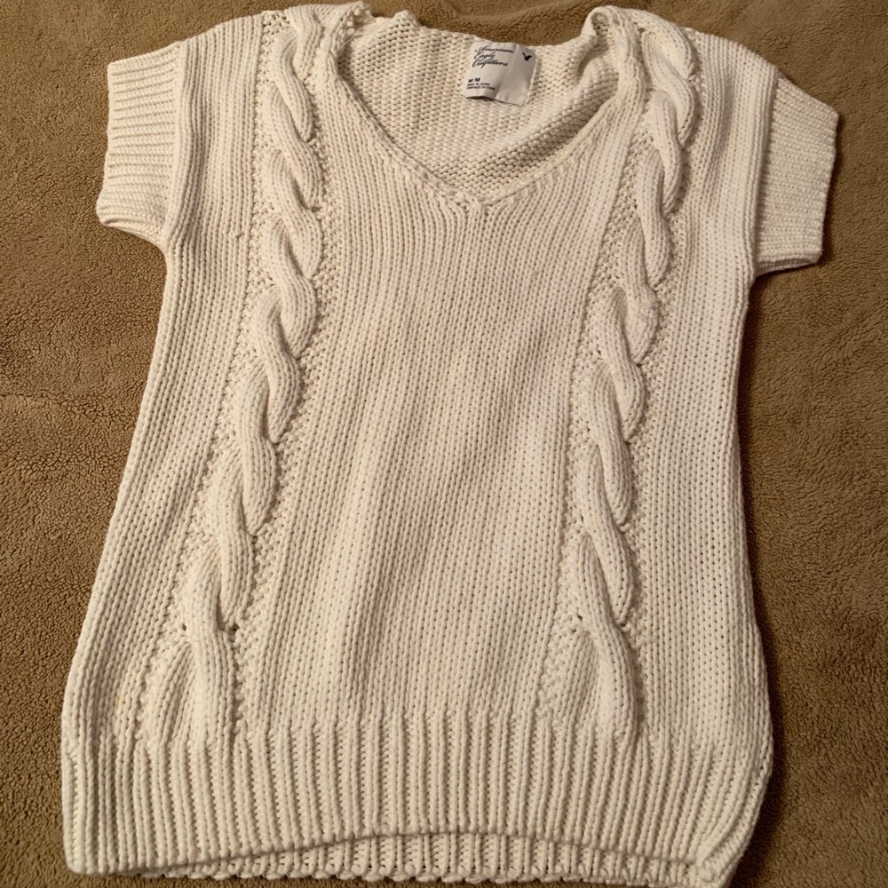 American Eagle, Medium, Short Sleeve Sweater